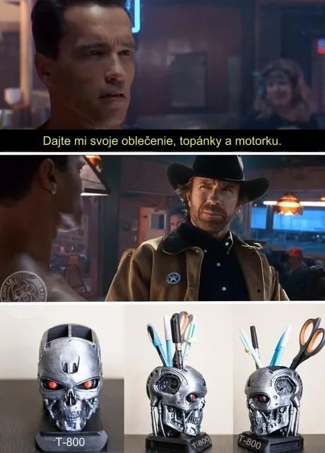 Ak by terminátor stretol Chucka Norrisa